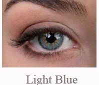 Lentile de contact Pretty Eyes Monthly Tricolo, culoare light blue