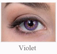 Lentile de contact Pretty Eyes Monthly Tricolo, culoare violet